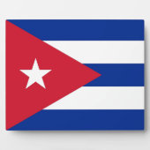 Photo Plaque du drapeau cubanais (Devant)