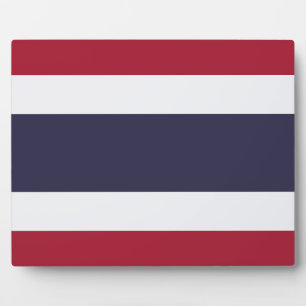 Photo Plaque du drapeau de la Thaïlande