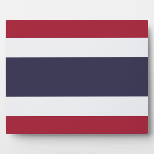 Photo Plaque du drapeau de la Thaïlande (Devant)