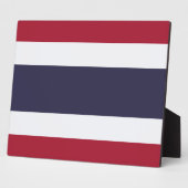 Photo Plaque du drapeau de la Thaïlande (Côté)