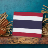 Photo Plaque du drapeau de la Thaïlande (Côté)