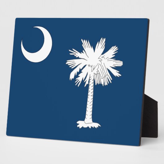 Photo Plaque du drapeau de l'État de Caroline du Sud (Côté)