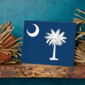 Photo Plaque du drapeau de l'État de Caroline du Sud (Côté)