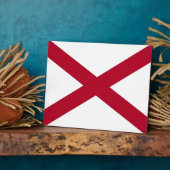 Photo Plaque du drapeau de l'État de l'Alabama (Côté)