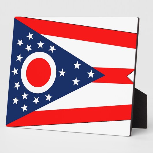 Photo Plaque du drapeau de l'État de l'Ohio (Côté)