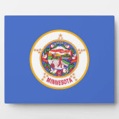 Photo Plaque du drapeau de l'État du Minnesota (Devant)