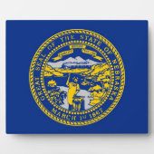 Photo Plaque du drapeau de l'État du Nebraska (Devant)