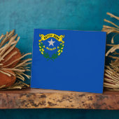 Photo Plaque du drapeau de l'État du Nevada (Côté)