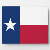 Photo Plaque du drapeau de l'État du Texas (Devant)