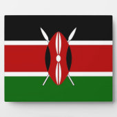 Photo Plaque du drapeau du Kenya (Devant)