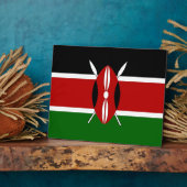 Photo Plaque du drapeau du Kenya (Côté)