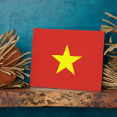 Photo Plaque du drapeau du Vietnam (Côté)