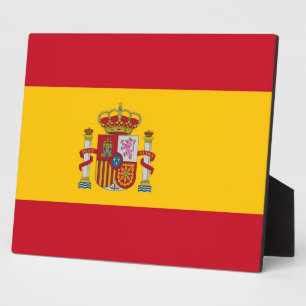 Photo Plaque du drapeau espagnol