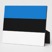 Photo Plaque du drapeau estonien (Côté)