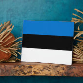 Photo Plaque du drapeau estonien (Côté)