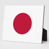 Photo Plaque du drapeau japonais (Côté)