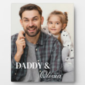 Photo Plaque du jour de papa (Devant)