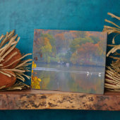 Photo Plaque du matin d'automne (Côté)