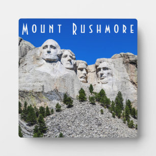 Photo Plaque du Mont Rushmore