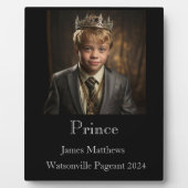 Photo Plaque du Prince Pageant (Devant)