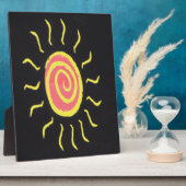 Photo Plaque du soleil (Côté)