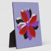 Photo Plaque Fleur Faisant Briller (Côté)