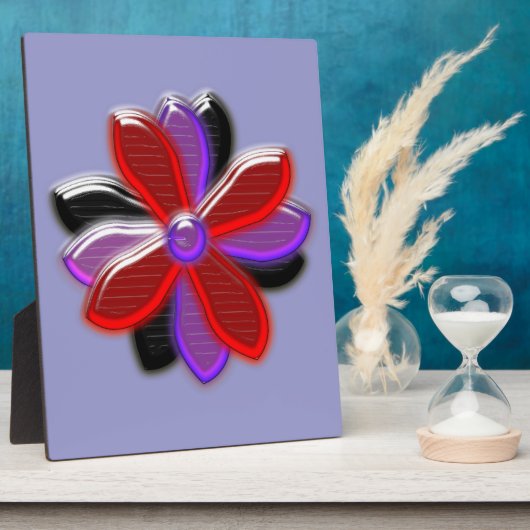 Photo Plaque Fleur Faisant Briller (Côté)