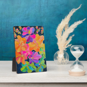 Photo Plaque fleur sauvage Dark Academia