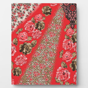 Photo Plaque Floral Vintage Art Boho Romantique