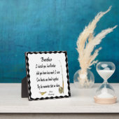 PHOTO PLAQUE FRÈRE (Insitu)