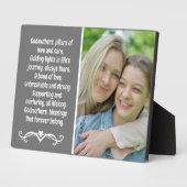 Photo Plaque Godmère et Godchild avec Easel (Côté)