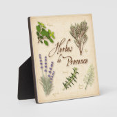 Photo Plaque Herbes de Provence (Recto)
