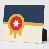 Photo Plaque indicateur de la ville de Tulsa (Côté)