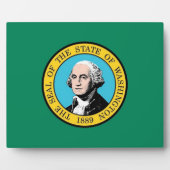 Photo Plaque indicateur de l'État de Washington (Devant)