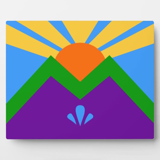 Photo Plaque indicateur Manitou Springs (Devant)