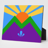 Photo Plaque indicateur Manitou Springs (Côté)