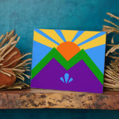 Photo Plaque indicateur Manitou Springs (Côté)