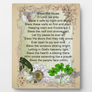 Photo Plaque Irish House Blessing