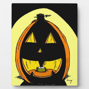 Photo Plaque Jack o' Lantern