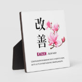 Photo Plaque japonaise Kaizen (Recto)