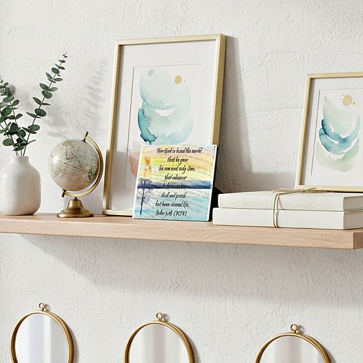 Photo Plaque Jean 3:16