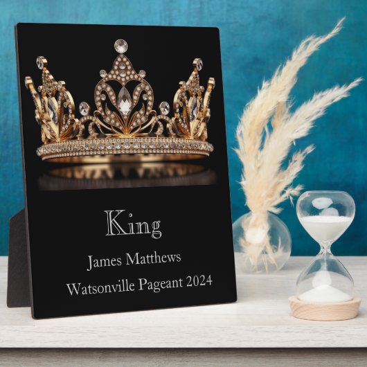 Photo Plaque King Crown Pageant (Côté)