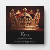 Photo Plaque King Crown Pageant (Devant)