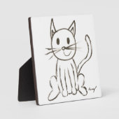 Photo Plaque Kitty Peint (Recto)