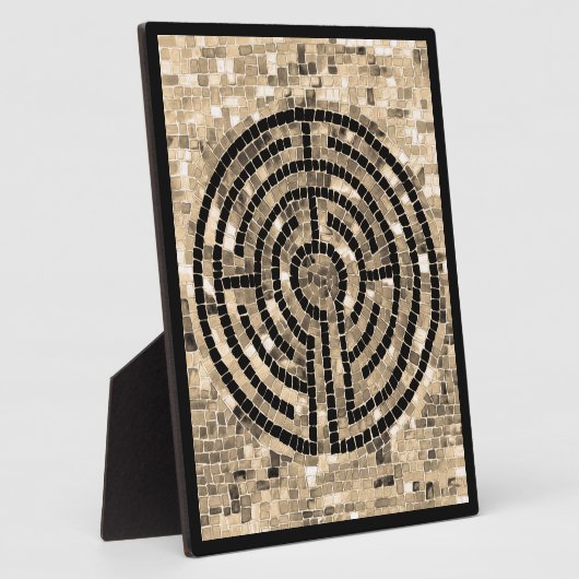 Photo Plaque LABYRINTH V 8x10 avec Easel - Noir (Côté)