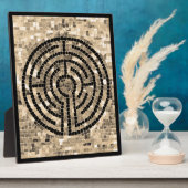 Photo Plaque LABYRINTH V 8x10 avec Easel - Noir (Côté)