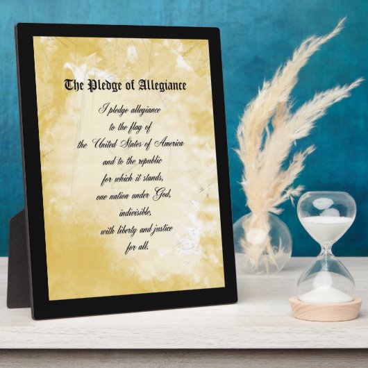Photo Plaque - Le serment d'allégeance (Côté)