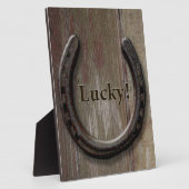 Photo Plaque Lucky Horseshoe (Côté)