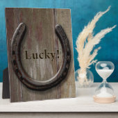 Photo Plaque Lucky Horseshoe (Côté)