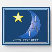 Photo Plaque Lune Bleue (Devant)